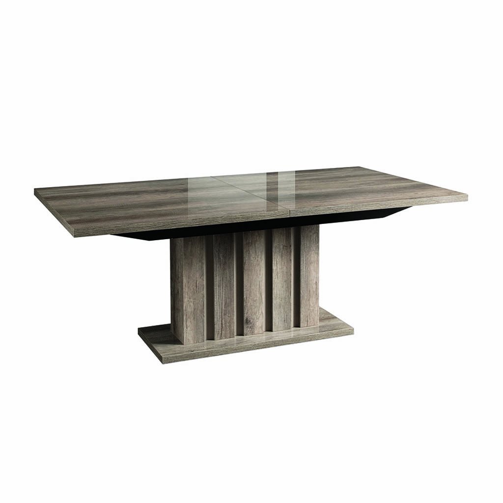 MATERA TABLE 77" X 41" expands to 98" RIM OAK/GRAIN SURFACED